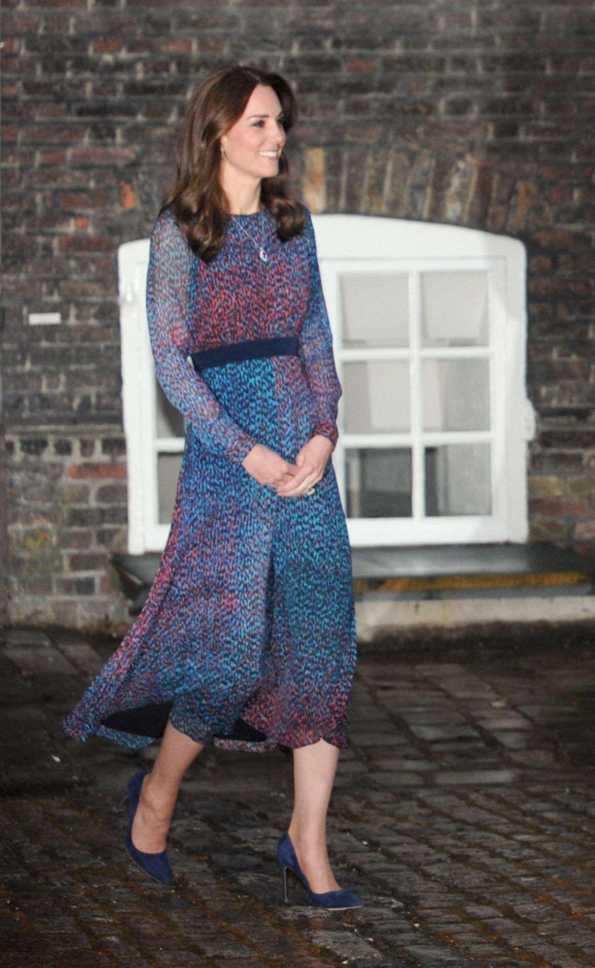 Kate Middleton Wore a Printed L.K. Bennett Dress to Meet 