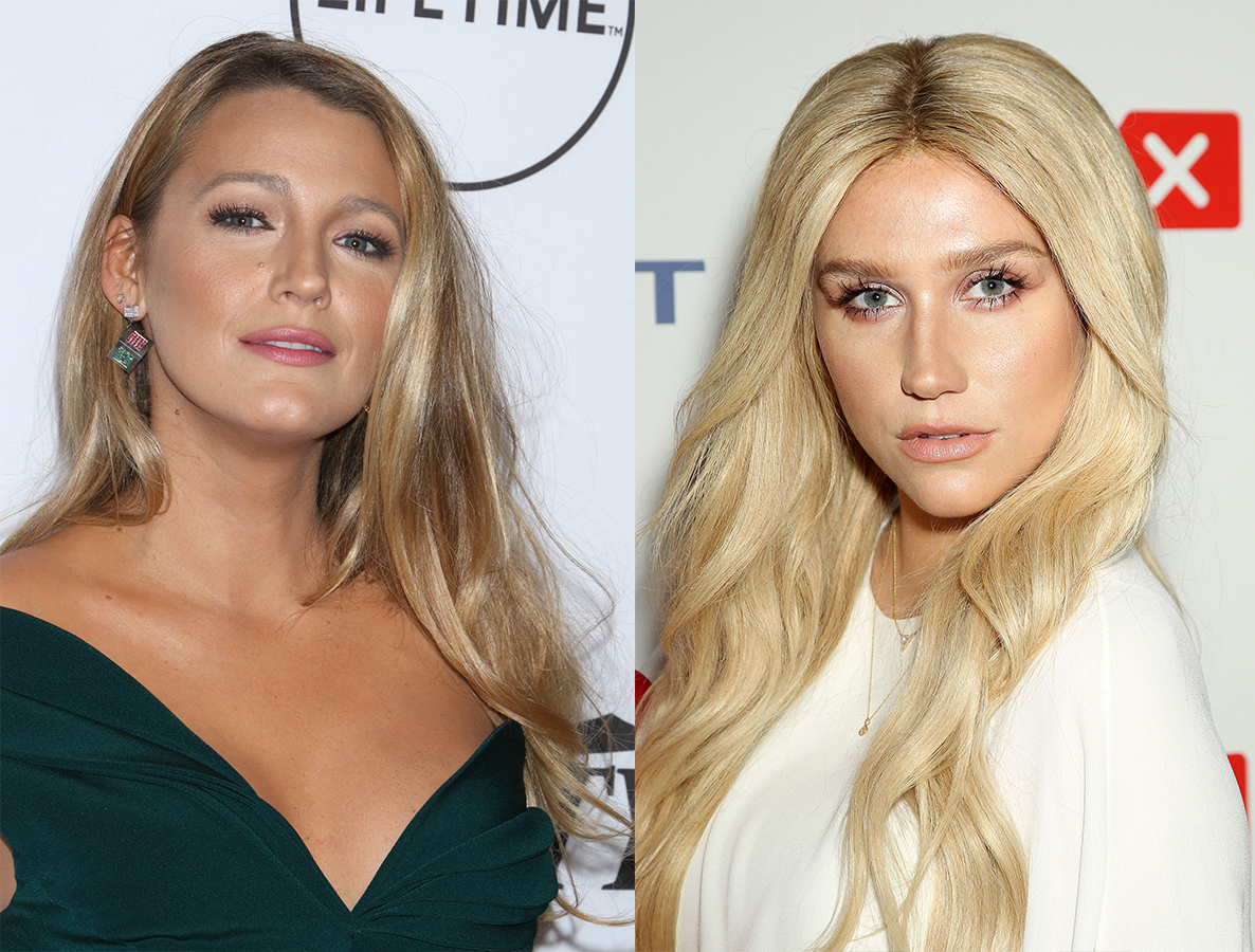 Blake Lively and Kesha - Celebrities who look alike | Gallery ...