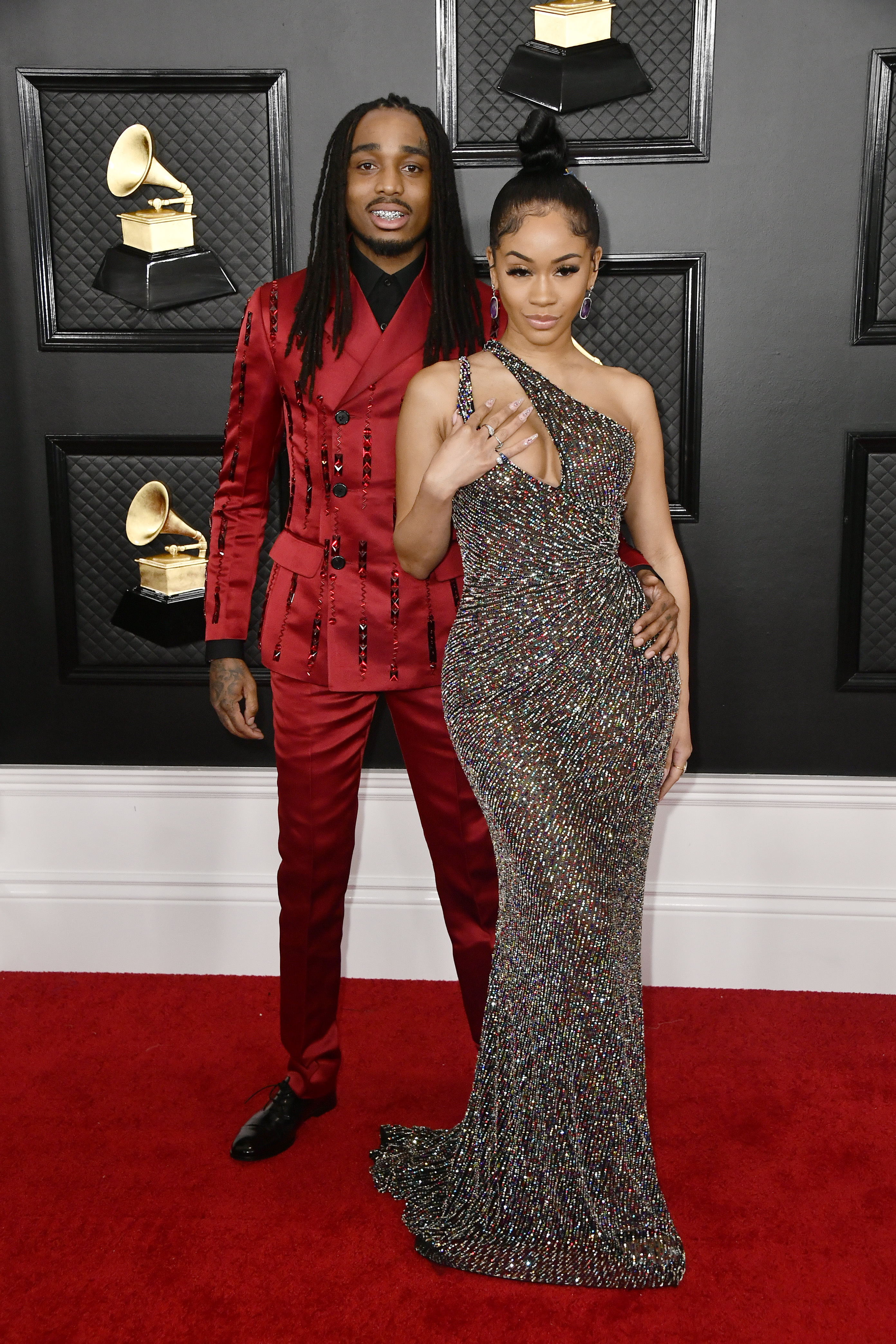 quavo saweetie - 2020 Grammy Awards: See all the stars on ...