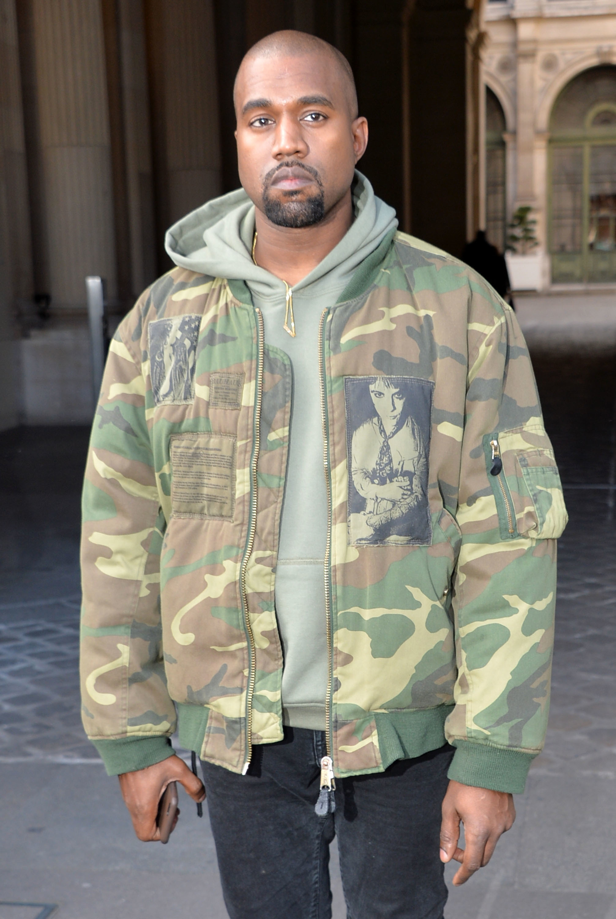 kanye west camouflage jacket