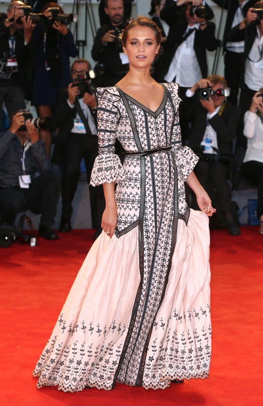 Cannes 2015: Alicia Vikander in Louis Vuitton