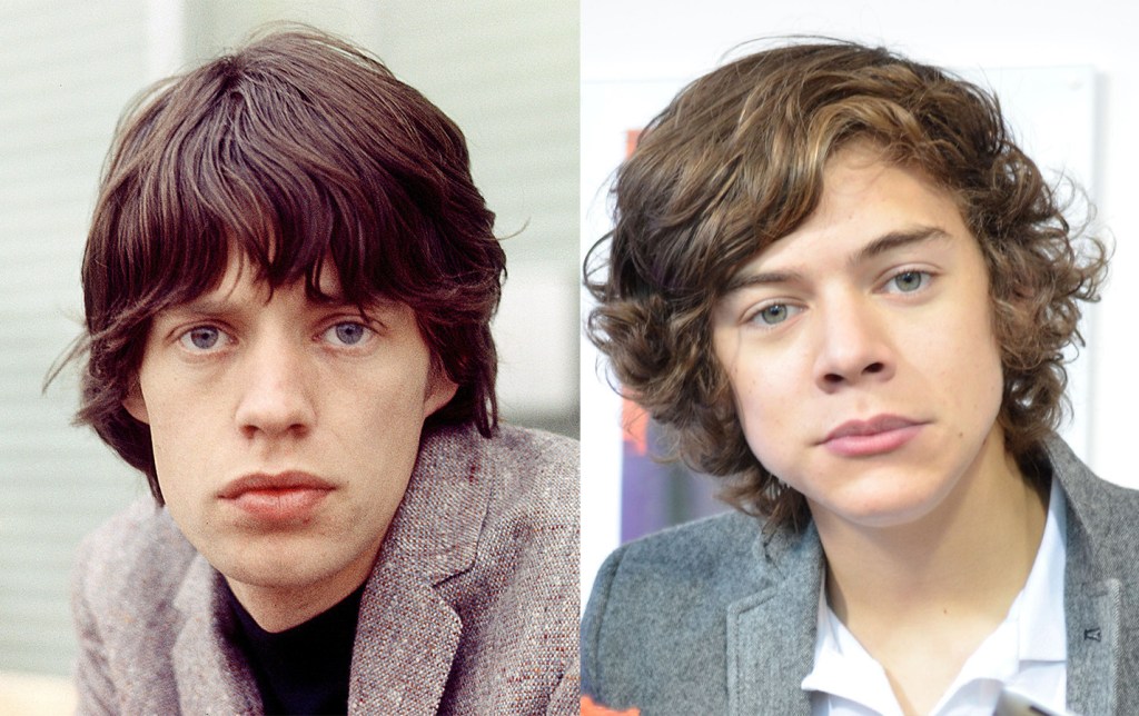 Mick Jagger and Harry Styles