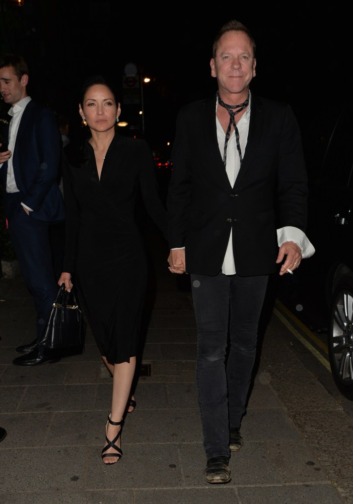 Kiefer Sutherland steps out with 'under the radar' girlfriend ...