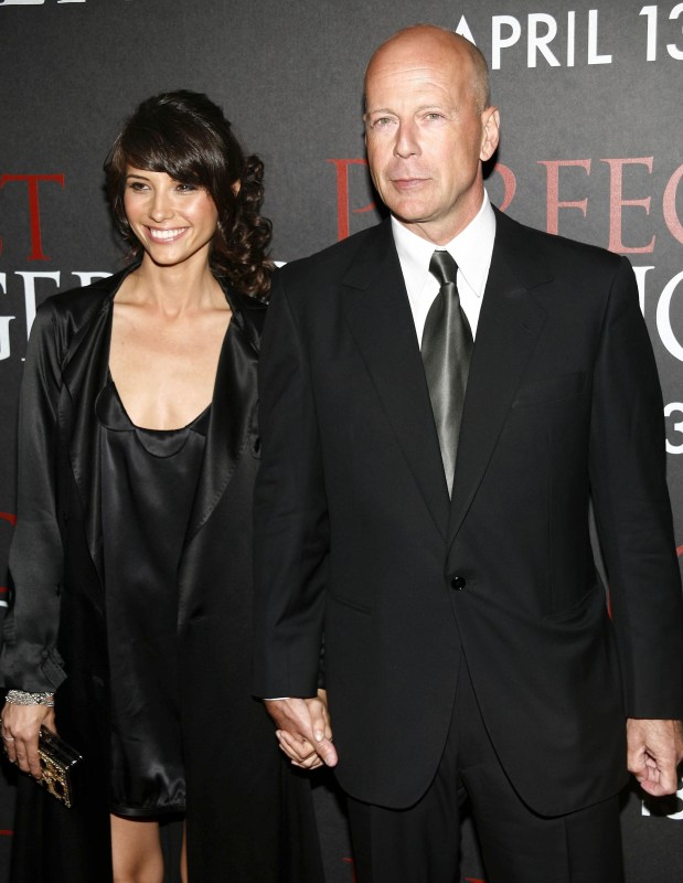 Bruce Willis, girlfriend Tamara Feldman, Perfect Stranger.