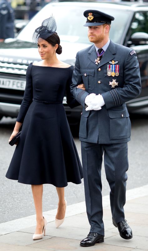 Meghan Markle's Royal Air Force Dior Dress Looks Inspired by