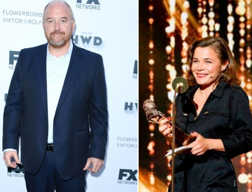 Louis C.K. Holds Hands with French Actress Blance Gardin