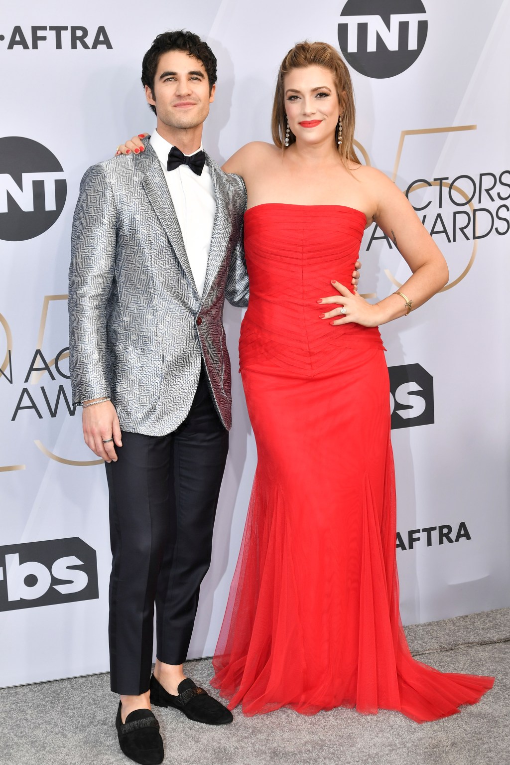 Darren Criss, wife Mia Swier, SAG Awards