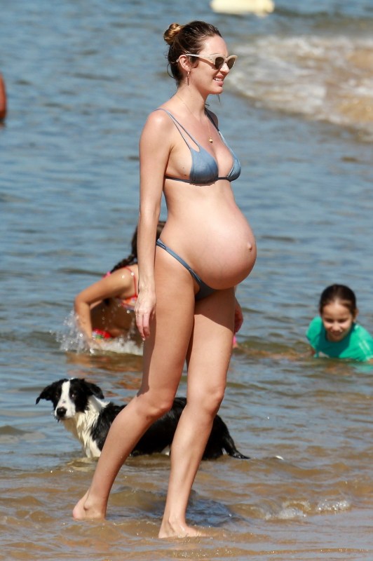 Príncipe pecador acción Pregnant celebrities in bikinis and swimsuits -- beach body baby bumps |  Gallery | Wonderwall.com