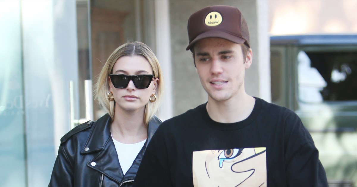 Justin Bieber and wife Hailey Baldwin lug huge Louis Vuitton gifts