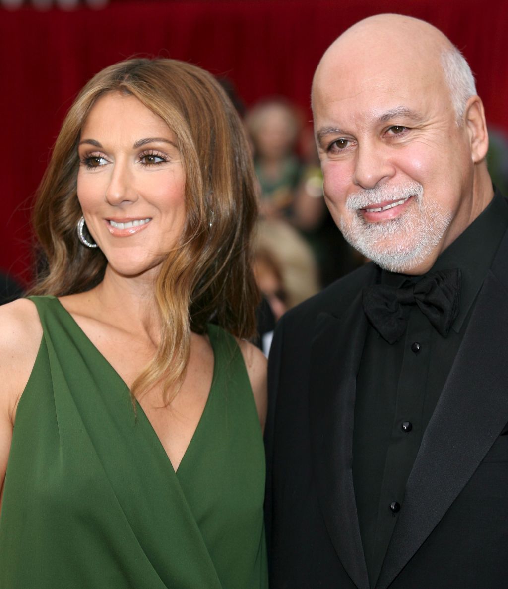 Celine Dion, husband Rene Angelil, Oscars