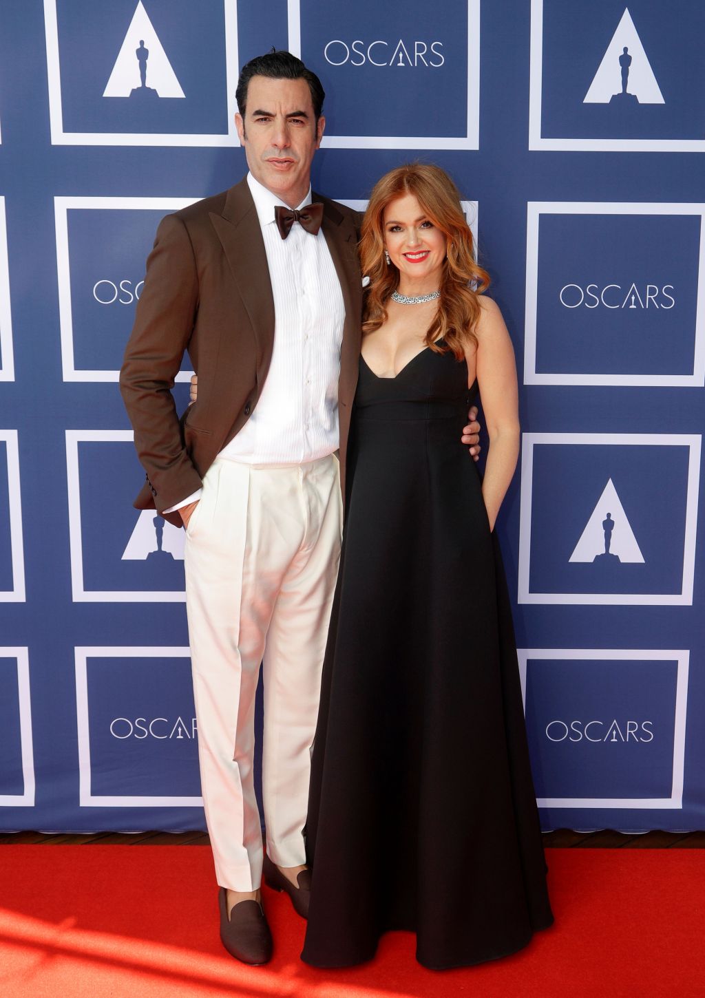 Sacha Baron Cohen, Isla Fisher, Oscars