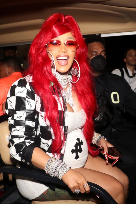 Cardi B's Chanel Bag Is A Supersize Take Of The Classic Accessory