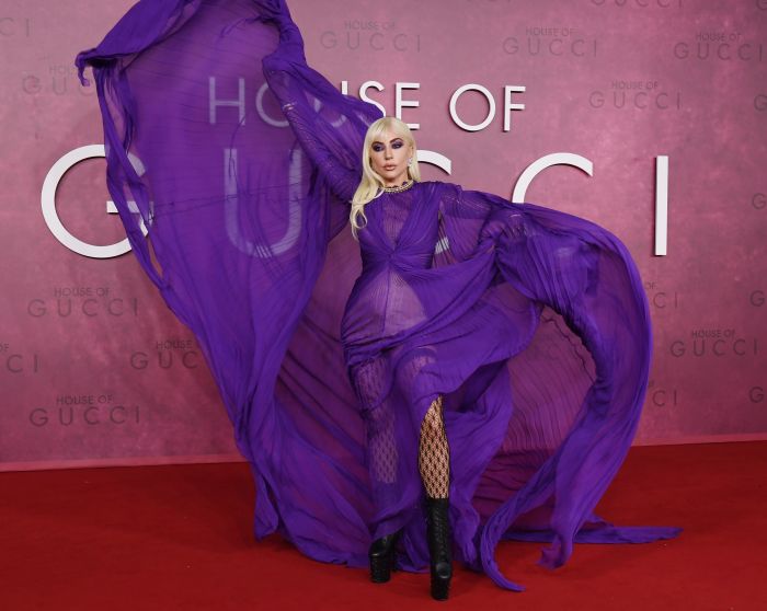 Lady Gaga embraces wild purple style, plus more fashion excess at the ...