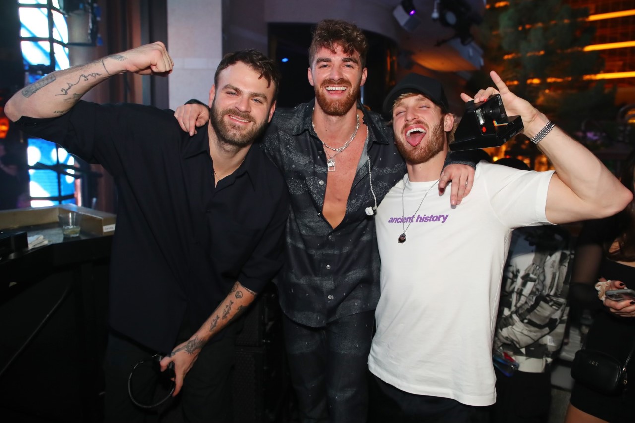 The Chainsmokers, Alex Pall, Andrew Taggart, Logan Paul