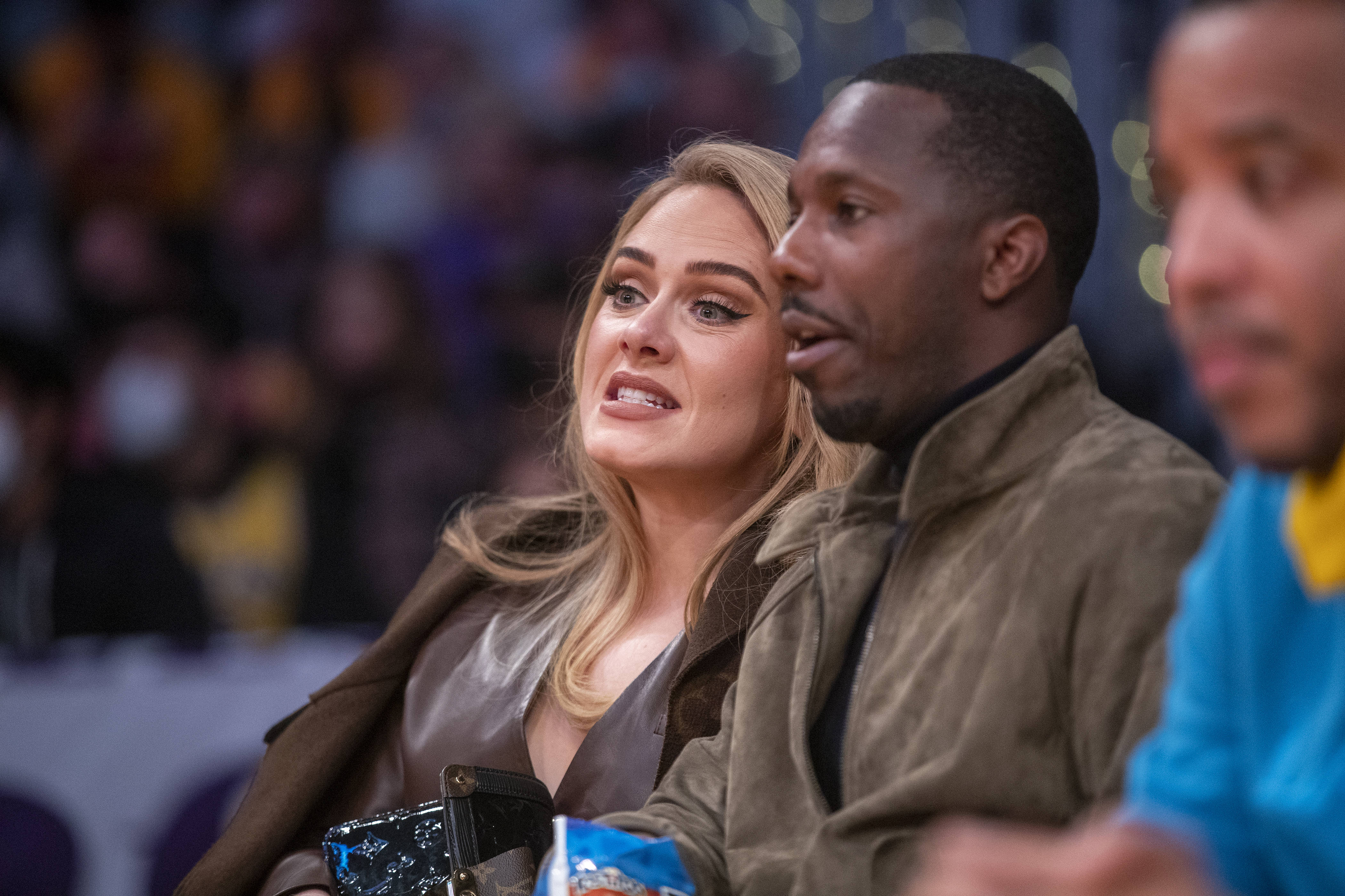 Adele Hides in Car with Rich Paul, First Clear Photos Since Vegas