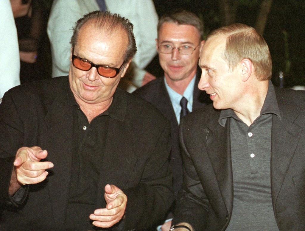 Jack Nicholson and Vladimir Putin