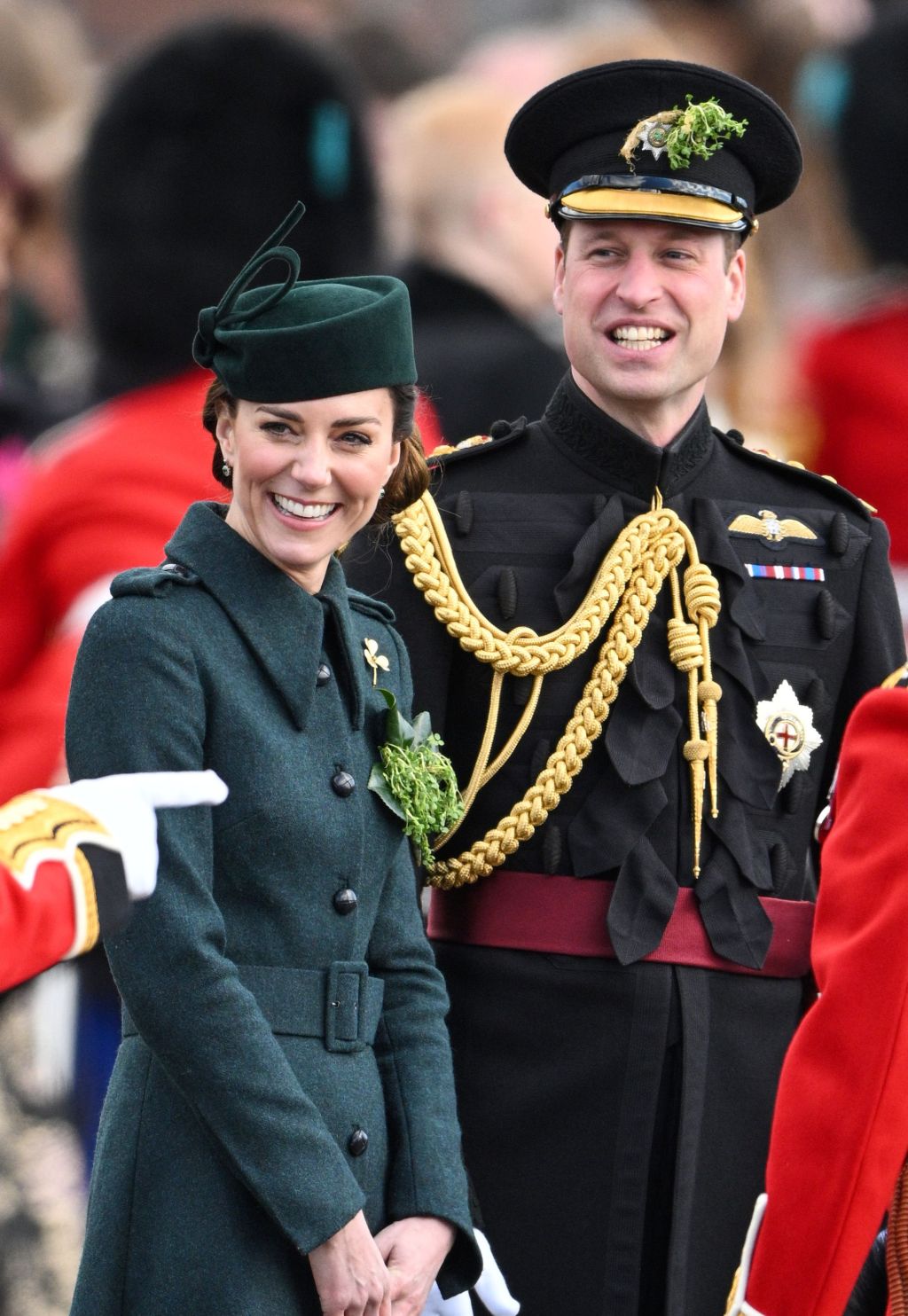 Prince William and duchess kate st patricks day
