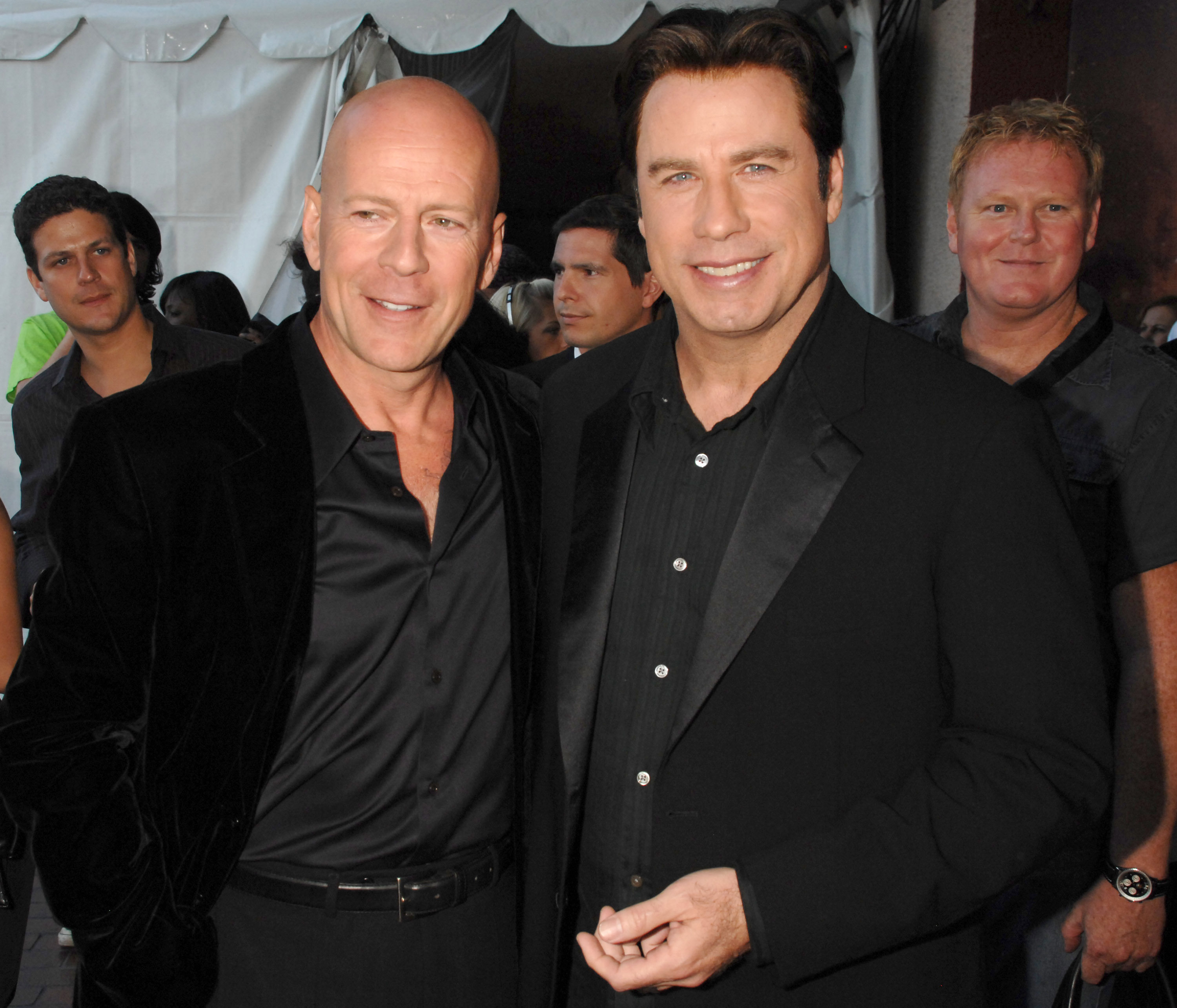 Bruce Willis and John Travolta