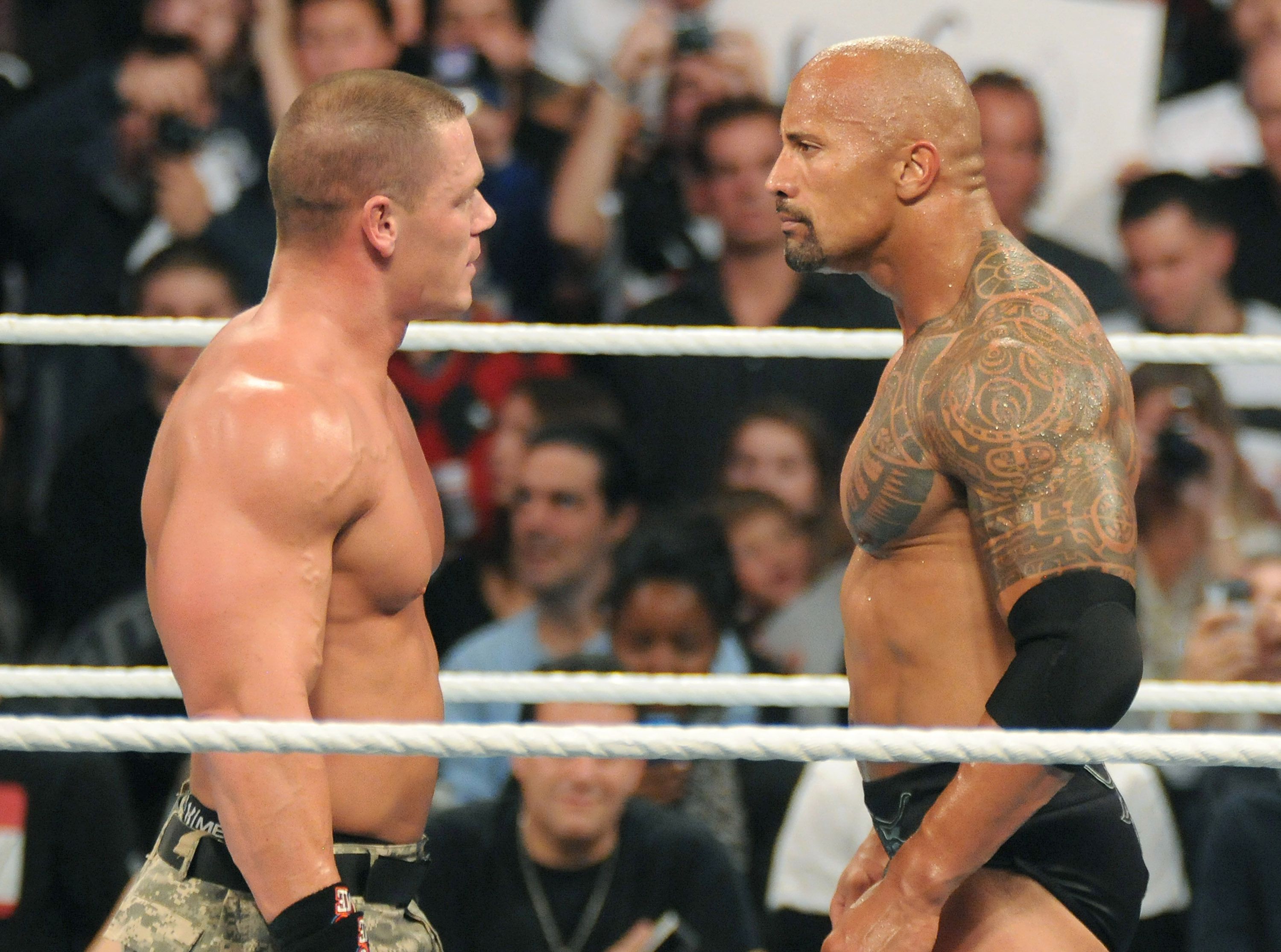 Dwayne Johnson, The Rock, John Cena, Survivor Series 25th anniversary