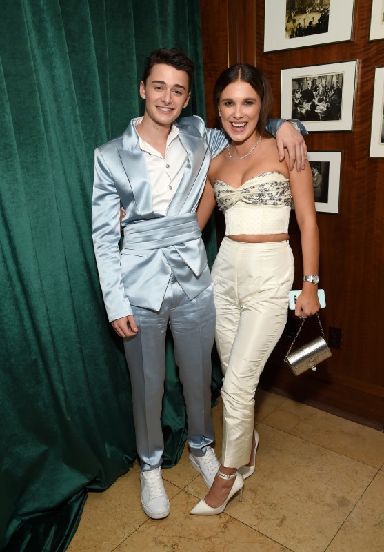 Millie Bobby Brown White Outfit at the 2020 SAG Awards