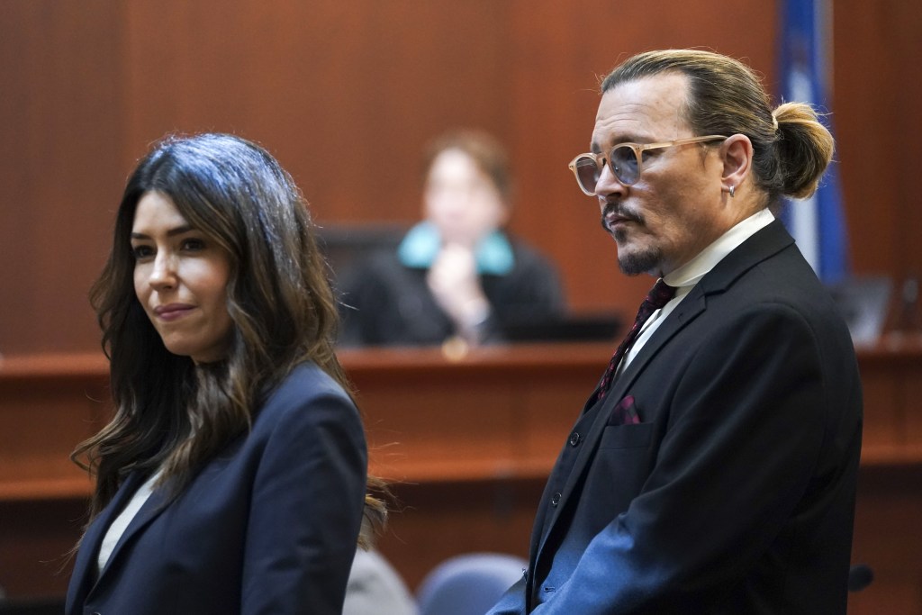 Johnny Depp, lawyer Camille Vasquez