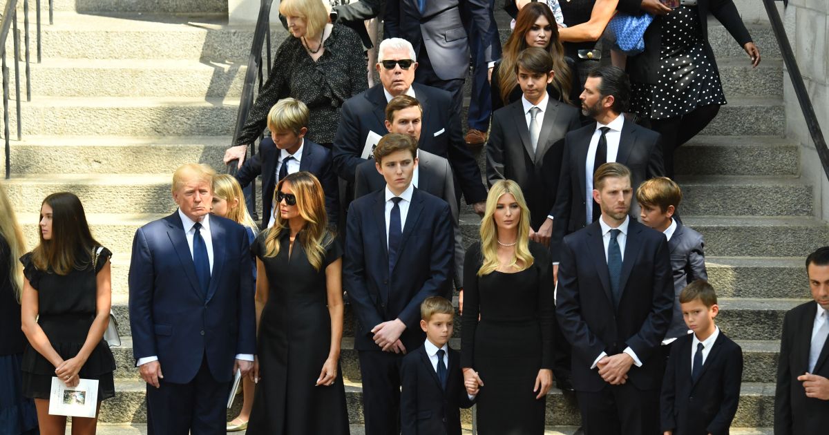 Ivana Trump funeral photos: Donald, Melania, Barron, Ivanka, Don Jr., Eric and more family members say goodbye at NYC Catholic church.jpg