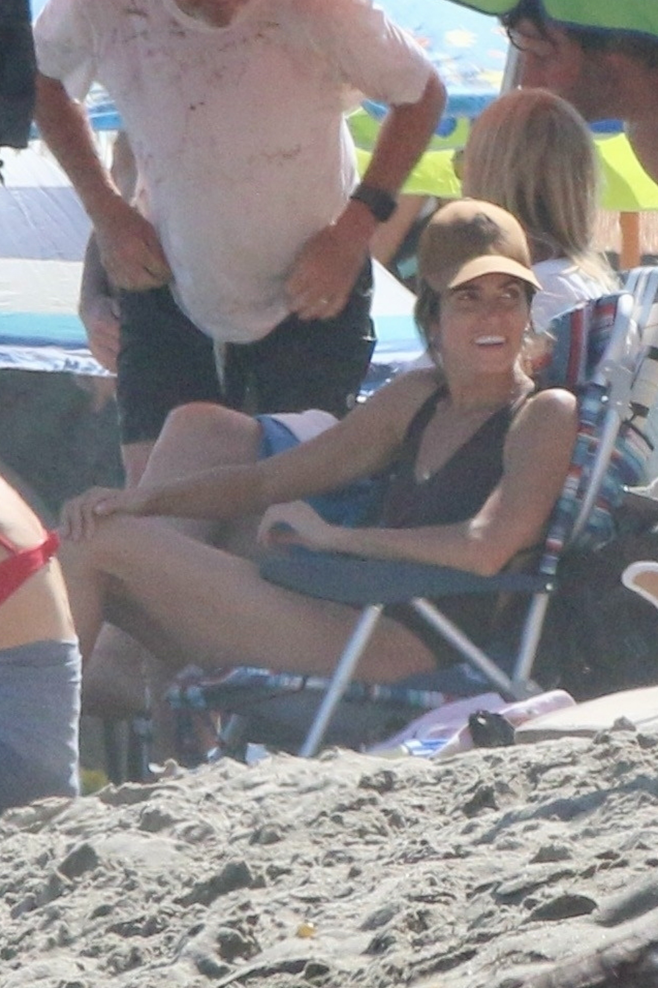 *EXCLUSIVE* 'Twilight' actress Nikki Reed parties on the beach with celeb friends