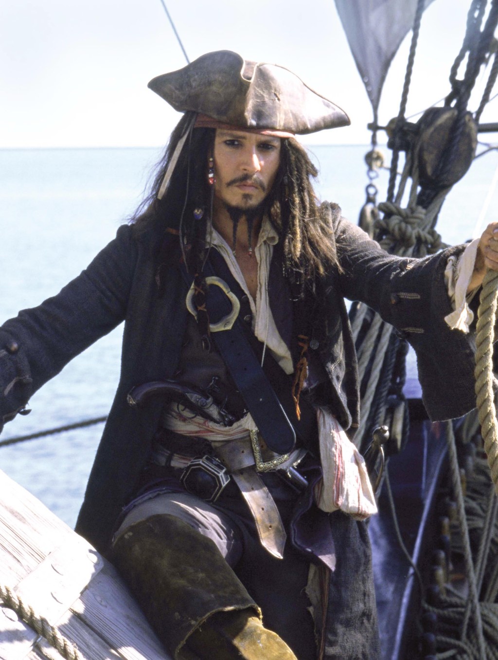 Pirates of the Caribbean The Curse of the Black Pearl, Johnny Depp, Captain Jack Sparrow
