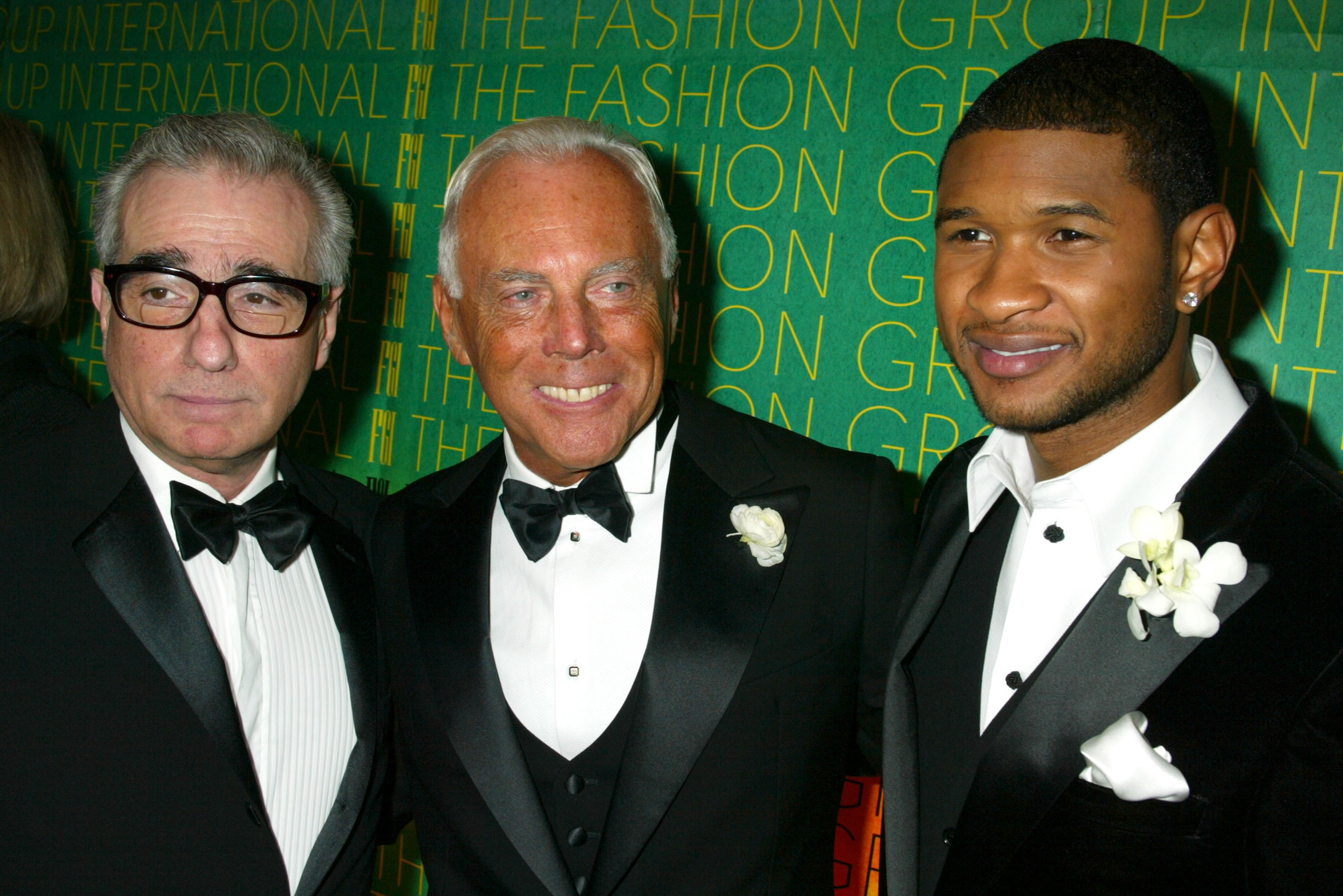 Martin Scorsese, Giorgio Armani, Usher