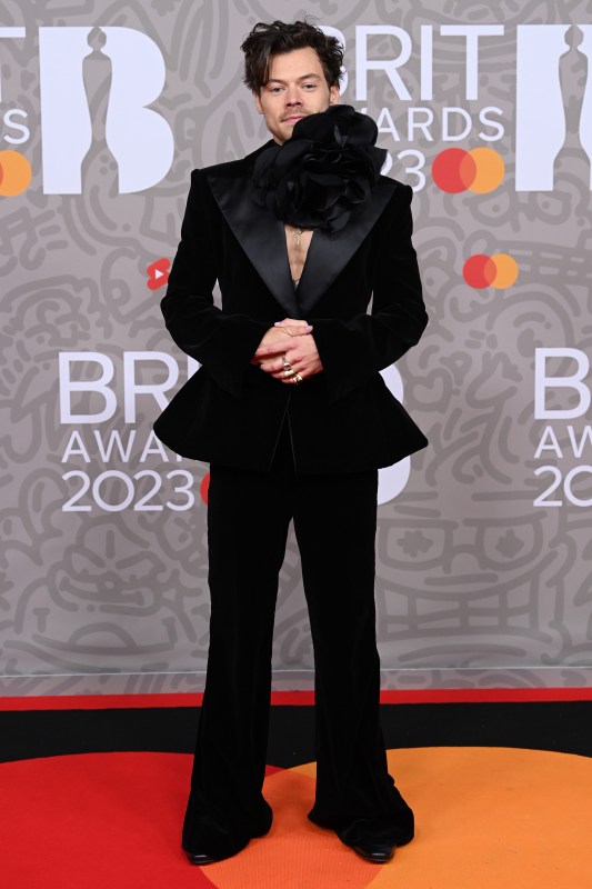 Harry is in red sequins at the 2023 BRIT Awards in London, more of his best, wildest and most looks | Gallery | Wonderwall.com