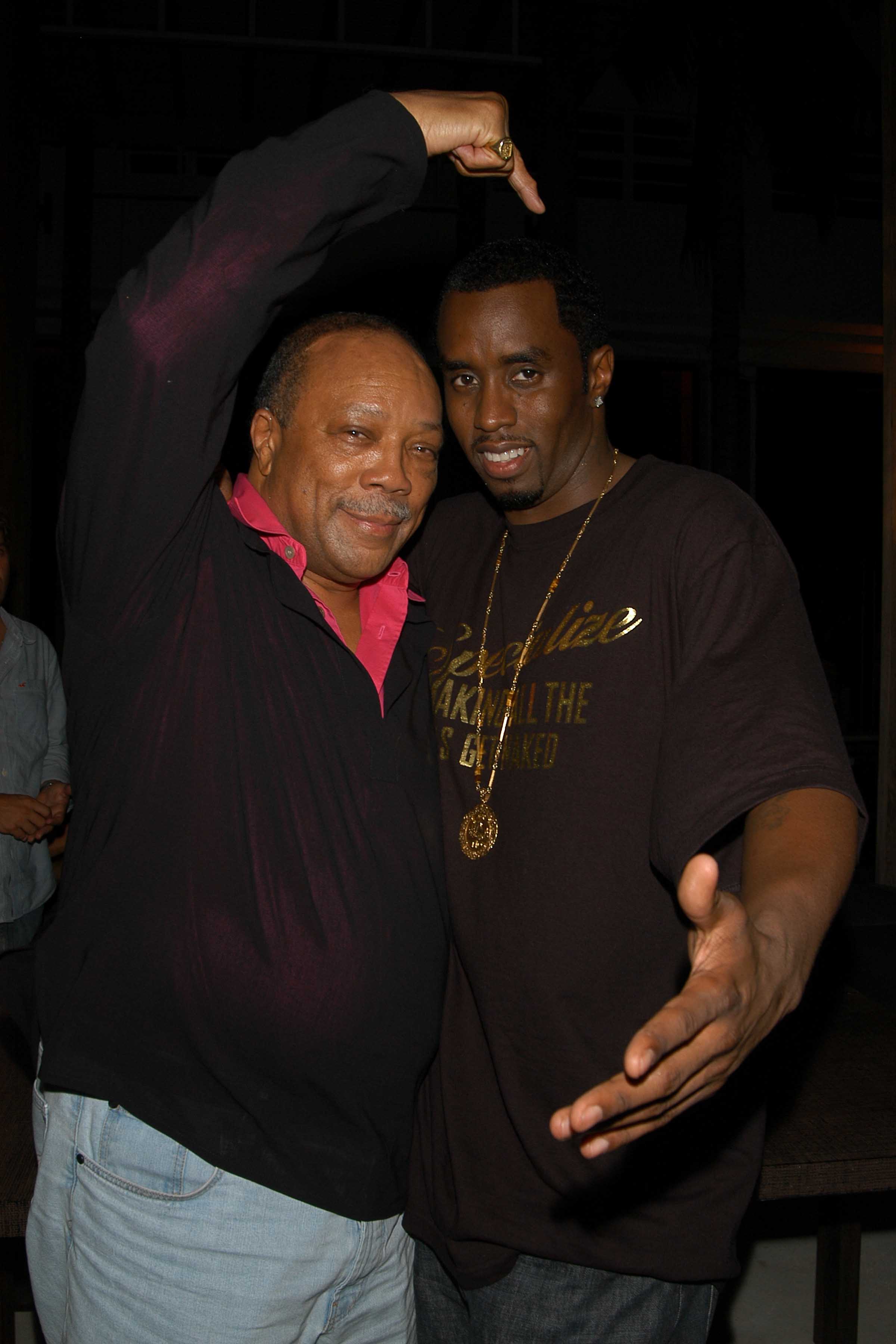 Quincy Jones and Sean 