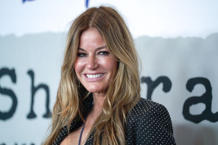 Real Housewives' Kelly Bensimon wears risqué sheer top on set of NYC shoot