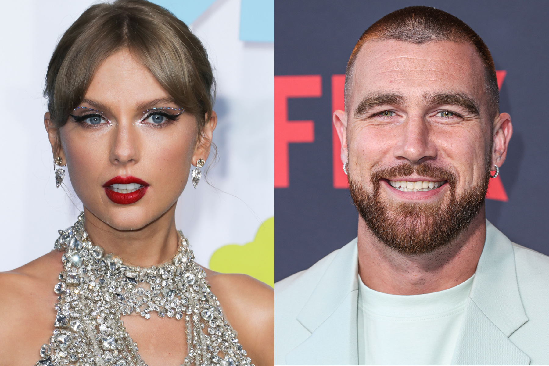 Famous NFL player and Grammy winner ride off in his getaway car, party with his mom Stars with professional football players -Taylor Swift and Travis Kelce Gallery Wonderwall pic