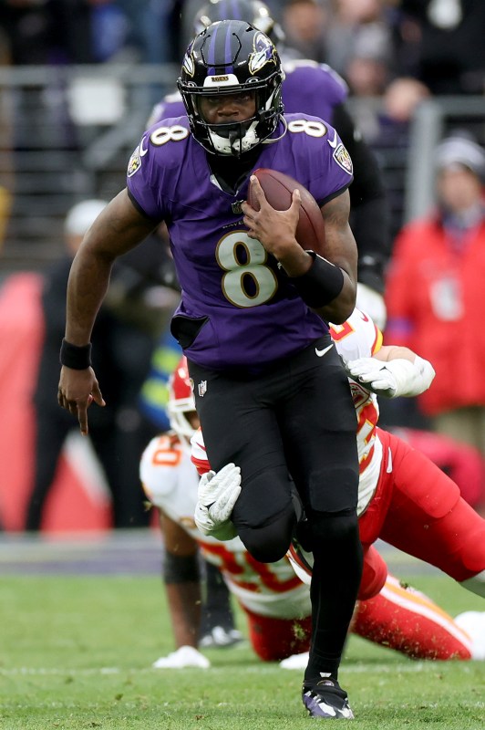 The best pictures of Lamar Jackson from the Ravens vs. Chiefs AFC ...