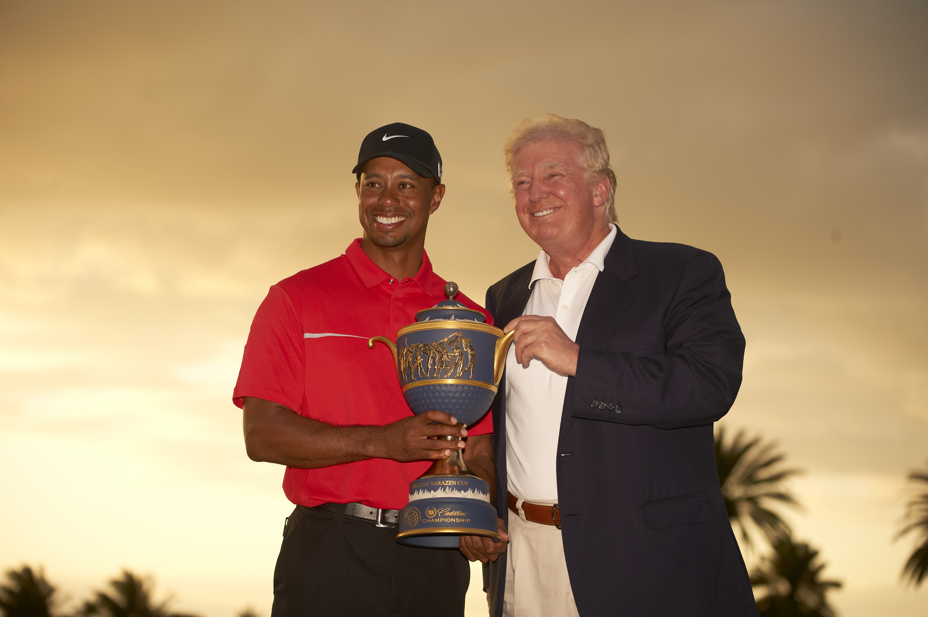 Tiger Woods Donald Trump