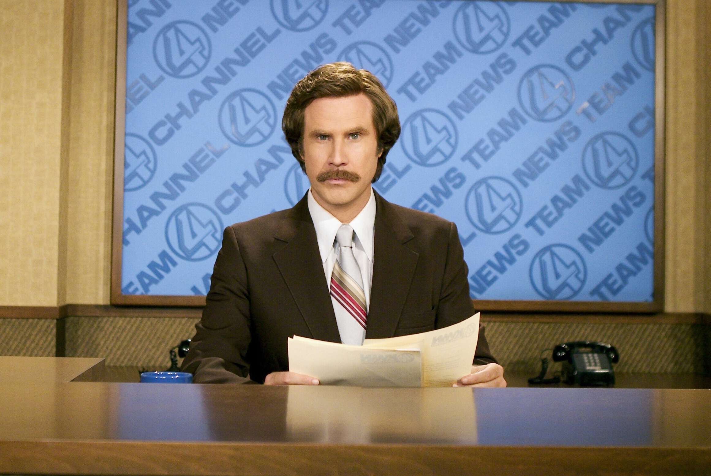Anchorman The Legend of Ron Burgundy, Will Ferrell